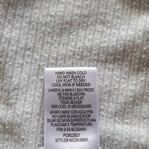 [Bobeau] Light Gray Cardigan Sweater Size Large - Picture 6 of 7